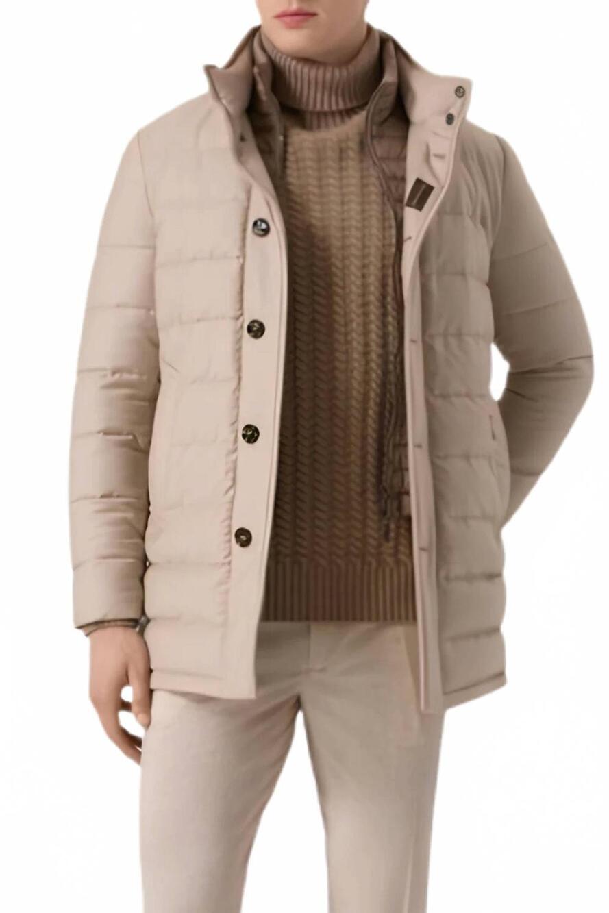 NEW MOORER calegariil down coat in beige